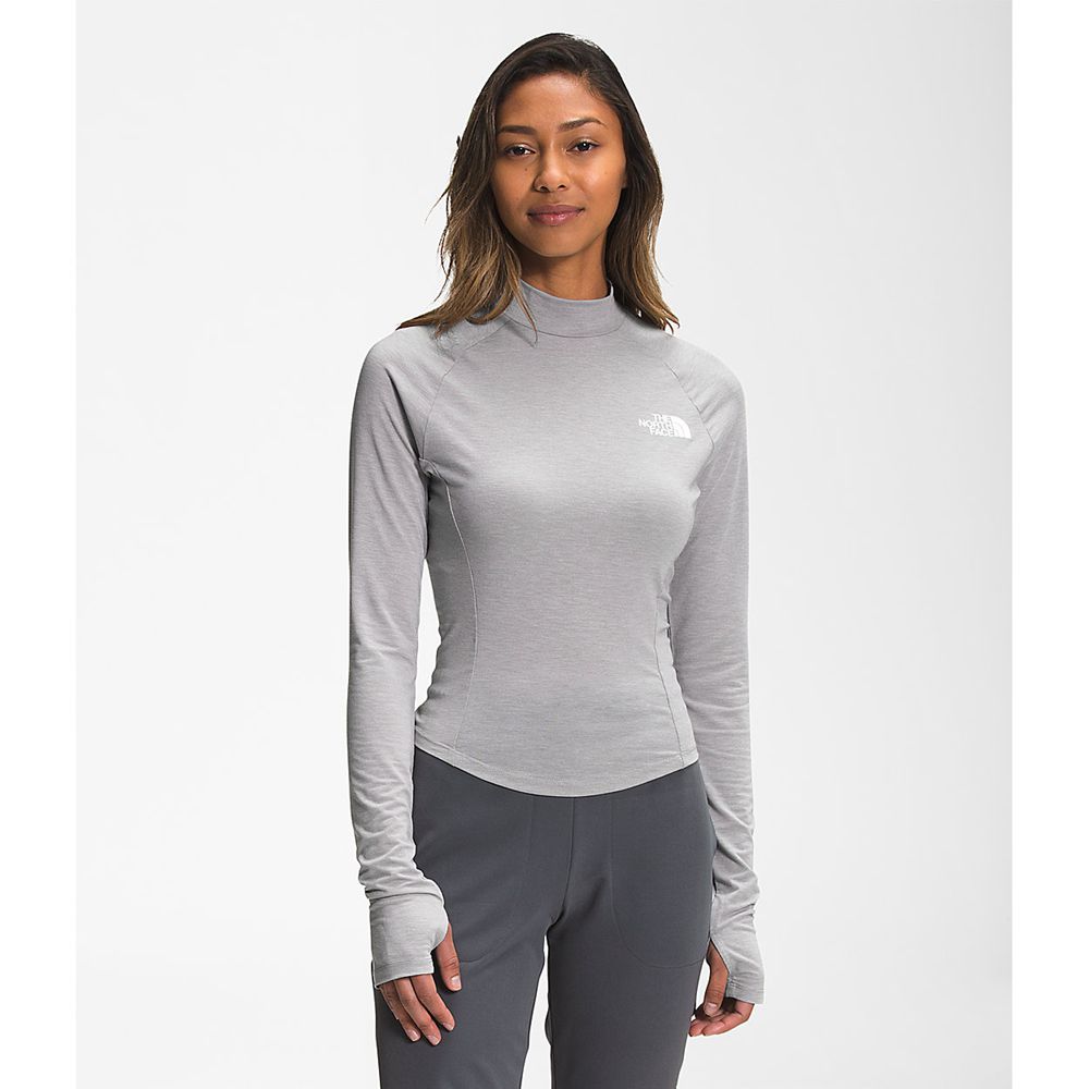 The North Face Long Sleeve Womens Australia - The North Face Tekware® Grey Flashdry (PVS-386401)